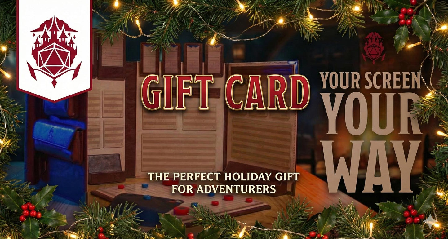The Ultimate Game Master Gift Card - Let them have the adventure they want!