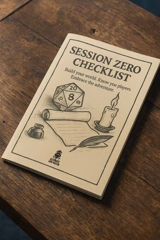 Session Zero Checklist – The Ultimate Game Master Companion (Digital PDF)